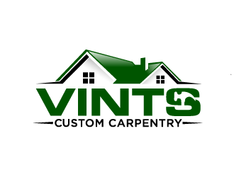 Vints Custom Carpentry logo design by THOR_