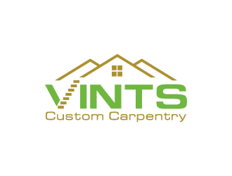 Vints Custom Carpentry logo design by Andri