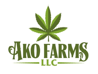 AKO FARMS LLC logo design by ElonStark