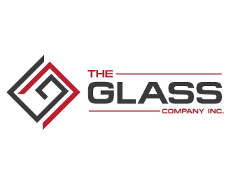 The Glass Company, Inc. logo design by Upoops