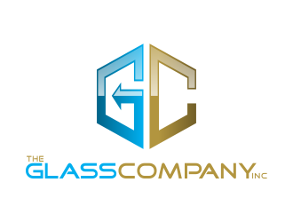 The Glass Company, Inc. logo design by AisRafa
