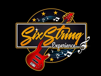 Six String Experience logo design by DreamLogoDesign