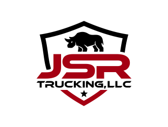 JSR Trucking, LLC logo design by ubai popi