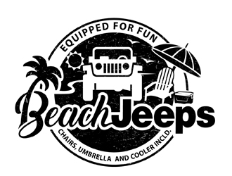 Beach Jeeps logo design by DreamLogoDesign