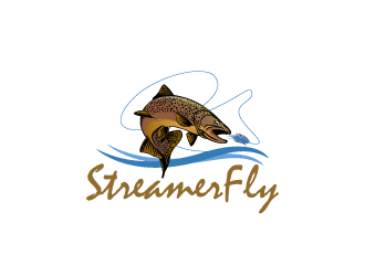 StreamerFly.net logo design by yurie