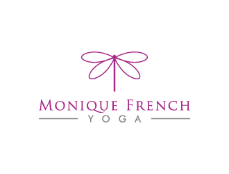 Monique French Yoga logo design by pencilhand