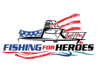 Fishing For Heroes  logo design by shere