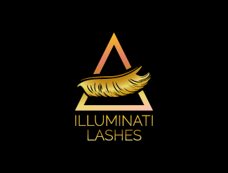 Illuminati Lashes logo design by reight