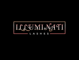 Illuminati Lashes logo design by rootreeper