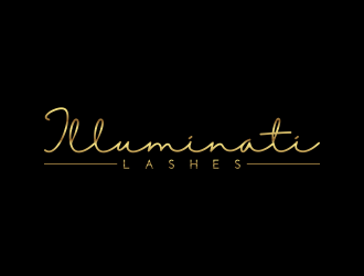 Illuminati Lashes logo design by pakNton
