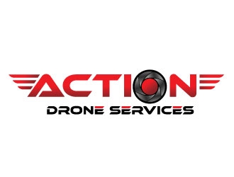 Action Drone Services  logo design by REDCROW