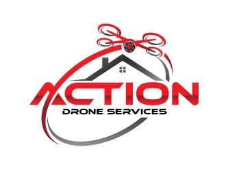Action Drone Services  logo design by REDCROW