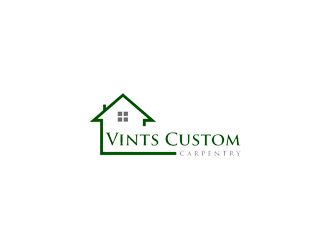 Vints Custom Carpentry logo design by jancok