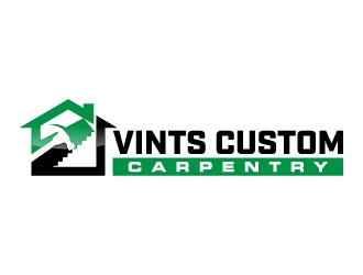 Vints Custom Carpentry logo design by jaize