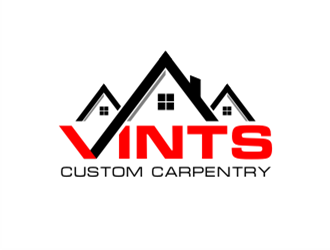 Vints Custom Carpentry logo design by Raden79