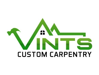 Vints Custom Carpentry logo design by arwin21