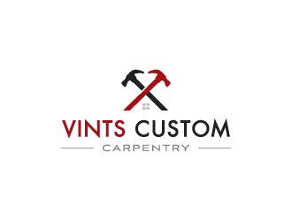 Vints Custom Carpentry logo design by zakdesign700