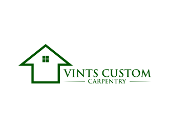 Vints Custom Carpentry logo design by rief
