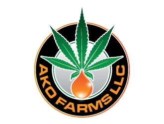 AKO FARMS LLC logo design by Suvendu