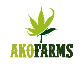 AKO FARMS LLC logo design by ElonStark