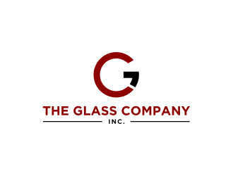 The Glass Company, Inc. logo design by ammad