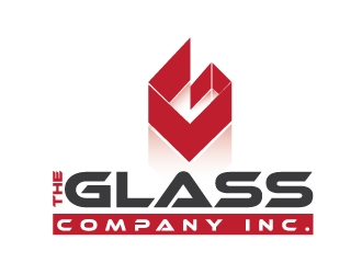 The Glass Company, Inc. logo design by Upoops
