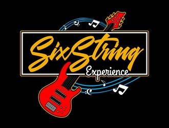 Six String Experience logo design by DreamLogoDesign
