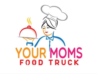 Your Moms Food Truck logo design by shere