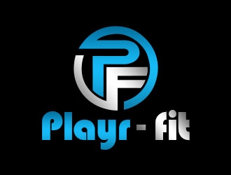 Playr-fit logo design by Benok