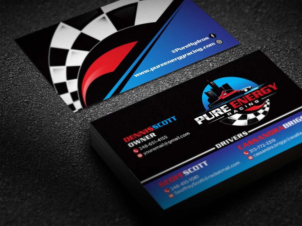 Pure Energy Racing logo design by scriotx