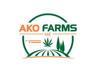 AKO FARMS LLC logo design by 6king