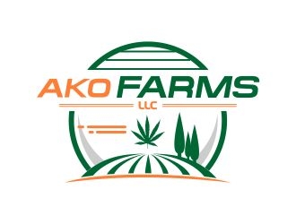 AKO FARMS LLC logo design by 6king