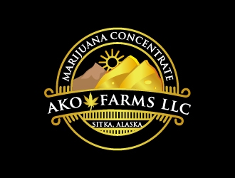 AKO FARMS LLC logo design by Cyds