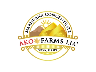 AKO FARMS LLC logo design by Cyds