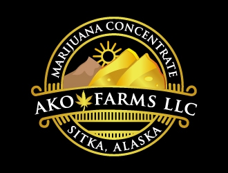AKO FARMS LLC logo design by Cyds