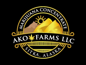 AKO FARMS LLC logo design by Cyds