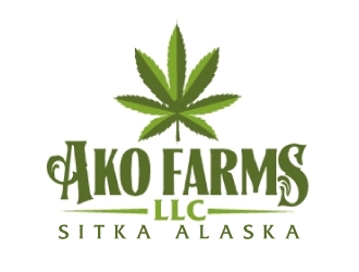 AKO FARMS LLC logo design by ElonStark