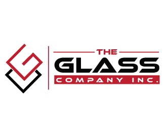 The Glass Company, Inc. logo design by Upoops