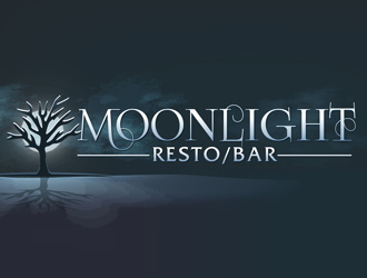 Moonight resto/bar logo design by megalogos