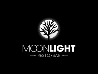 Moonight resto/bar logo design by torresace