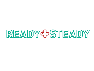 Ready   Steady logo design by megalogos
