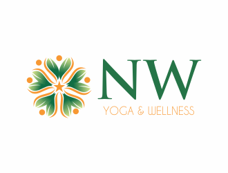 NW Yoga &amp; Wellness logo design by up2date