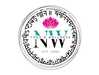 NW Yoga & Wellness logo design by REDCROW