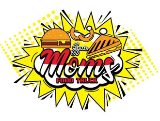 Your Moms Food Truck logo design by shere