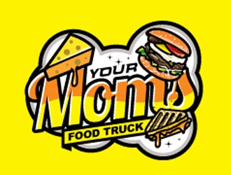 Your Moms Food Truck logo design by shere