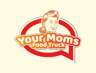 Your Moms Food Truck logo design by czars