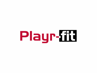 Playr-fit logo design by haidar