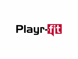 Playr-fit logo design by haidar