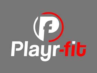Playr-fit logo design by MAXR