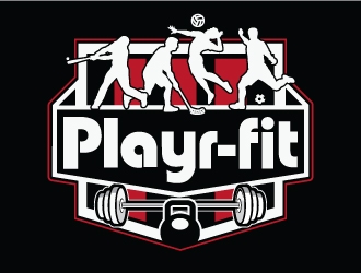 Playr-fit logo design by Suvendu